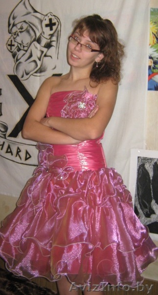 Платье розовое, размер(44-46) - Изображение #1, Объявление #466292