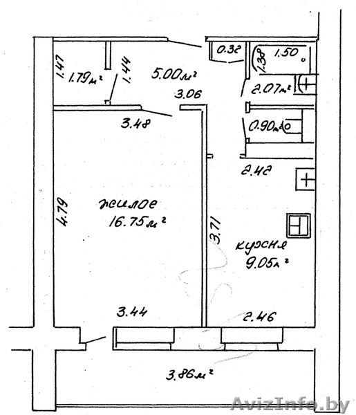 Продам 1-комнатную квартиру по ул.Молодежная, 146 - Изображение #1, Объявление #835853
