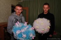 Букеты из мягких игрушек к выписке из Роддома и любому празднику в Новополоцке. - Изображение #1, Объявление #1170862