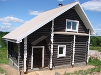 Срубы домов,бань,беседок из бревна ручной оцилиндровки. - Изображение #6, Объявление #1287494