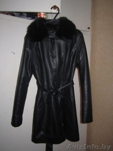 Пальто кож.зам, утепленное, срочно продам! - Изображение #2, Объявление #1180724
