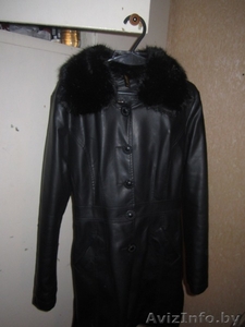 Пальто кож.зам, утепленное, срочно продам! - Изображение #1, Объявление #1180724