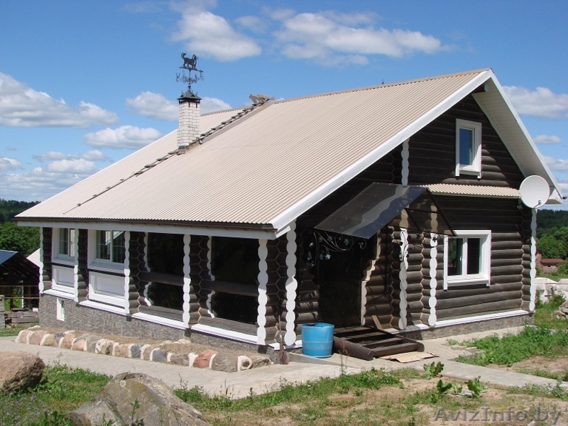 Срубы домов,бань,беседок из бревна ручной оцилиндровки. - Изображение #1, Объявление #1287494